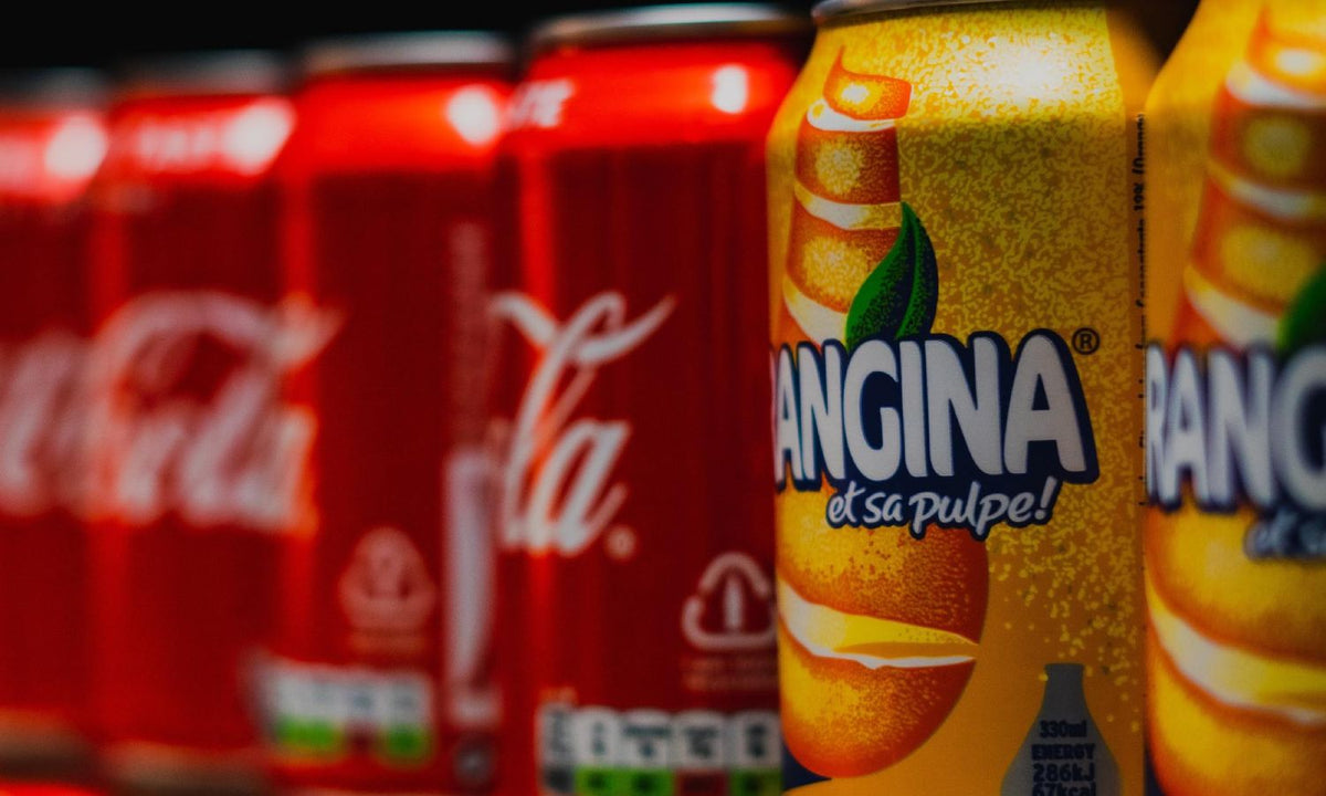 Cans of pop
