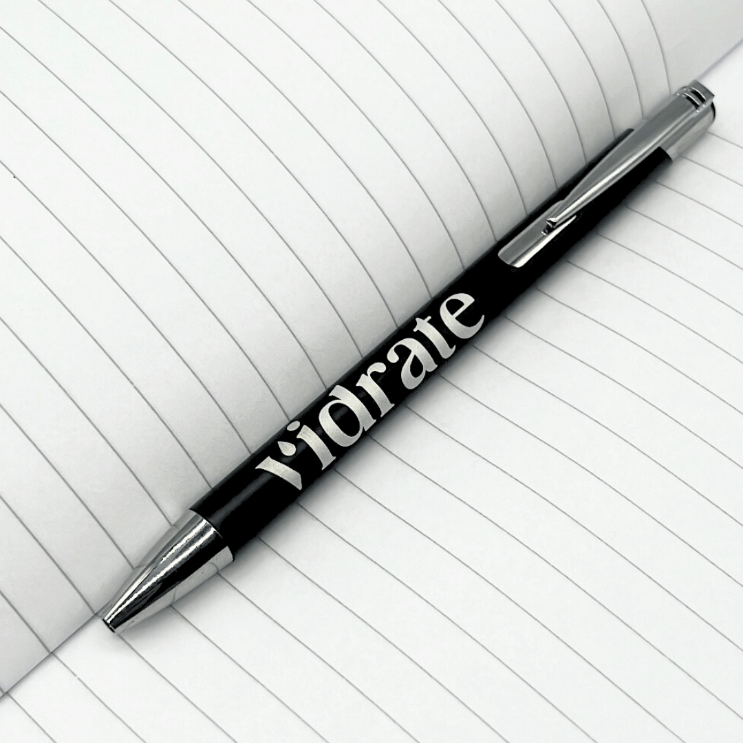 Vidrate Black Pen